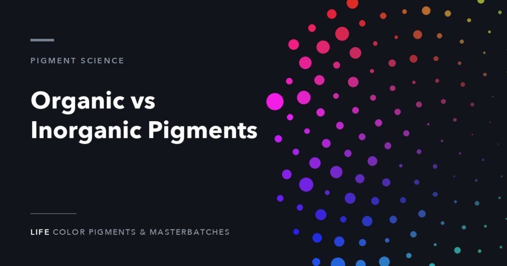 Organic and inorganic pigments used to colour plastics